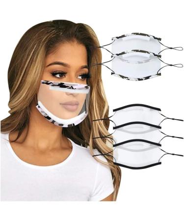 Dittodom Breathable Reusable Washable Headscarf with Transparent Window - 5 Pack for Adults | International Shipping Available - Buy Online on GoSupps.com