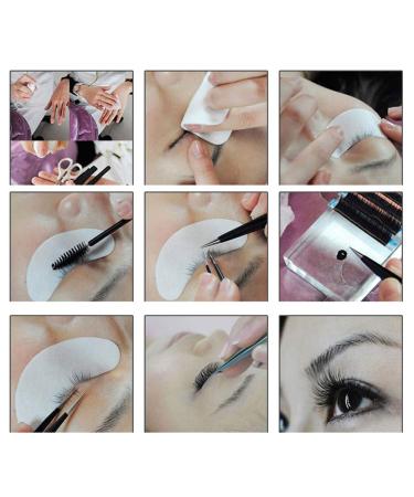 Professional Soft Eyelashes for Extensions - Natural Look 10 Pieces Bundle 0.07 C C Curl 12mm - Buy Online on GoSupps.com