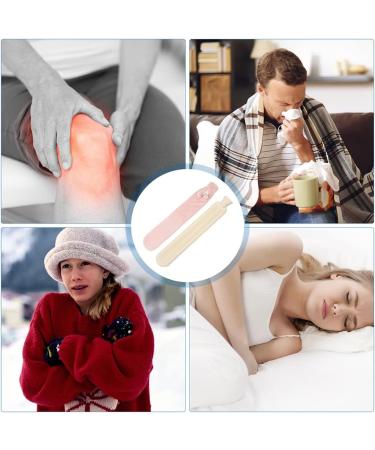 Buy CJBin Long Hot Water Bottle with Soft Cover - 1L Heating Cushion for Waist Neck Shoulders & Legs | Removable Plush Cover | Ideal for Pain Relief - Buy Online on GoSupps.com