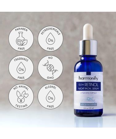 Pure Retinol Serum for Face - Fragrance Free Paraben Free Anti-Aging & Brightening 0.3% Retinol & 2% Niacinamide 0.75 oz - Buy Online on GoSupps.com