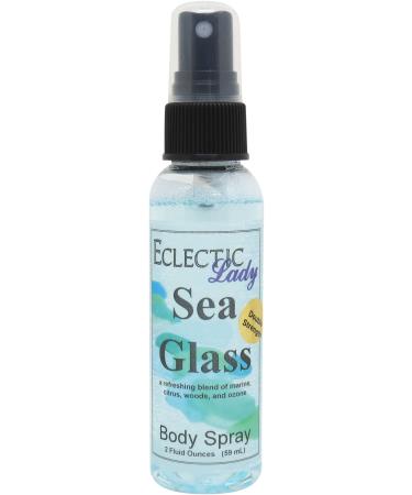 Sea Glass Body Spray (Double Strength) 2 ounces Body Mist for Women with Clean Light & Gentle Fragrance Long Lasting Perfume with Comforting Scent for Men & Women Cologne with Soft Subtle Aroma 2 Fluid Ounces (Double Strength)