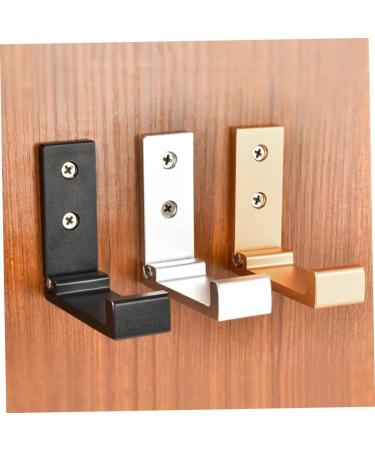 Alipis 4pcs Foldable Hooks Wall Mount Hooks Alloy Hooks Wall Hanger Wall Hanging Row Hook Round medium Silver - Buy Online on GoSupps.com