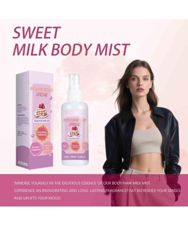 3PCS Sweet Body Milk Mist Long Lasting Hydration Moisturizing Skin Brightening Smooth Refreshing Body Mist Perfume - Buy Online on GoSupps.com