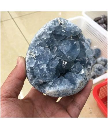 Home Decor Natural Blue cave Crystal Cluster Halo Quartz Crystal Cluster Specimen Stone Reiki Household qiangang (Size : 600-700g) - Buy Online on GoSupps.com