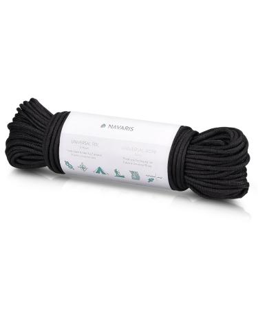 Navaris outdoor survival rope - 4mm 30.5m all -round cords - tearproof cord for camping fishing in black - no climbing rope - Buy Online on GoSupps.com