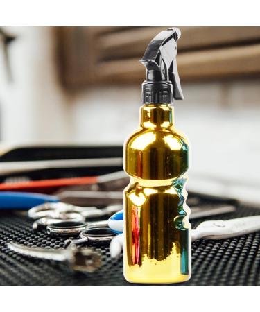 Amosfun Hair Salon Spray Bottle Barbershop Spray Bottle Refillable Spray Bottle Hairdressing Spray Bottle Travel Sprayer Container Makeup Spray Bottle Fine Mist Dispenser Plastic 23.5x6cm Golden - Buy Online on GoSupps.com