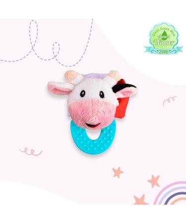 Wristy Buddy Cow Teether for Babies  0-2.5 yrs Baby Chew toys  Easy to hold Wrist Teethers for babies  Natural Organic Freezer Safe Teethers  Relief Sore Gums  Silicone BPA Free Baby Teething Toys Multi - Buy Online on GoSupps.com