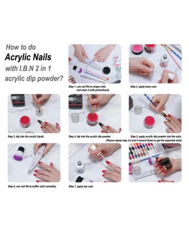 Dark Red Nail Dip Powder with Added Vitamin Calcium - Salon Quality for DIY French Manicure, Odor-Free & Long-Lasting - No Lamp Needed (042) - Buy Online on GoSupps.com