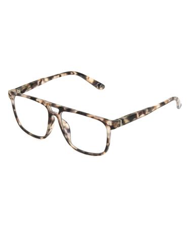 Foster Grant Milo Unisex Blue Light Glasses Milky Gray tortoise 53mm 5013058-000.COM
