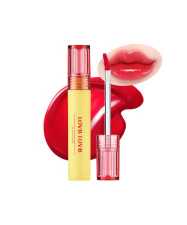 LOVB LOVB Pudding Glow Korean Lip Tint | Long-Lasting Lip Gloss Tint for Glowy  Hydrated Lips | Moisturizing  Non-Sticky Glossy Lip Stain 0.14 Oz (01 RED BERRY)