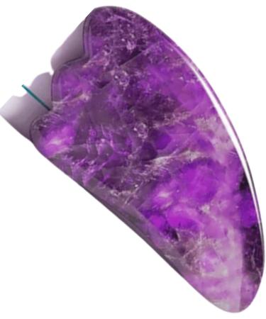 Natural Stone Rollers | Amethyst Gua Sha & Pink Quartz Face Roller | Best International Shipping - Buy Online on GoSupps.com