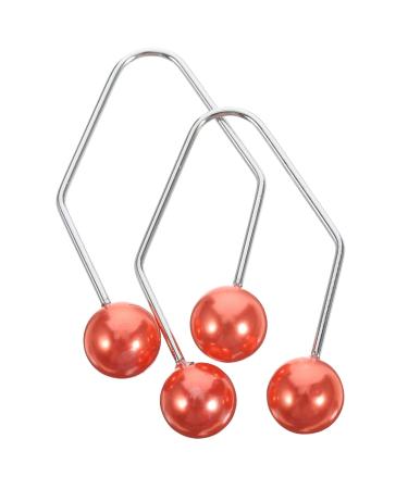 Beaupretty 1 Pair Dimple Makers For Cheeks Dimple Trainer For The Face Facial Care Exerciser Develop Natural Dimples for Cheeks Ball Create a Beautiful Smile Red