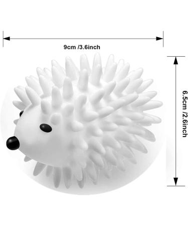3 Pieces Hedgehog Reusable Dryer Balls Reusable Dryer Porcupine Ball Hedgehog Skirt Sweater Washing Ball Washing Machine Drying Fabric Softener Alternative - Buy Online on GoSupps.com