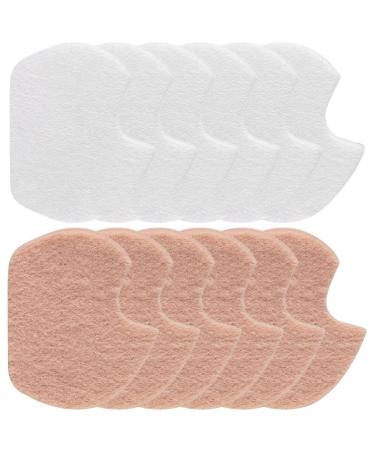 Healeved 6 Pairs Forefoot Pad Heel Pads for Shoes That are Too Big Heel Protectors for Shoes Dancers Pads for Feet Shoes Inserts for Women Girl Heels High Heels Accessories Miss Wool Felt
