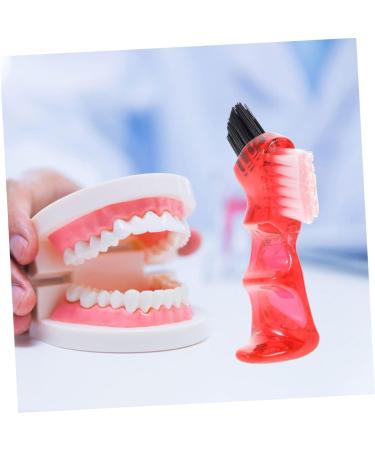 Oatipho 3ST Travel Toothbrush - Double-Sided Prothesis & Retainer Brush Cleaner | Soft Mini Dental Tool | Ideal for Home & On-the-Go - Buy Online on GoSupps.com