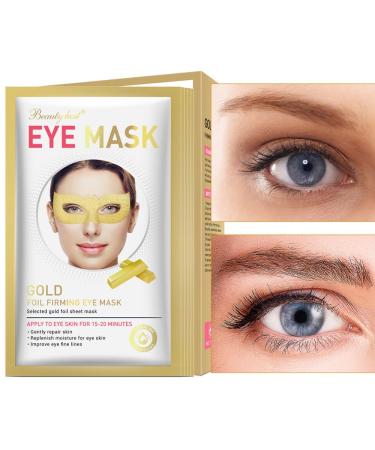 Buy 24K Gold Eye Masks for Puffy Eyes & Dark Circles | Anti-Wrinkle Treatment | Revitalize & Refresh Your Skin - International Shipping - Buy Online on GoSupps.com