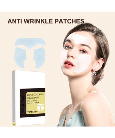 Forehead Wrinkle Patches Snail Collagen Mask Anti Wrinkle Patches For Fine Wrinkles Between Eyes & Face Snail Wrinkle Patches With Hydrolyzed Collagen Anti Wrinkle Collagen Film For Face 5Pairs - Buy Online on GoSupps.com