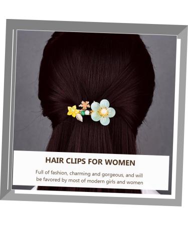 Ipetboom Hairpin Hair Clips Hair Barrettes Flower Hair Clip Hair Accessories for Women Hair Jewelry Girls Hair Accessories Miss Top Clip Agate Winter - Buy Online on GoSupps.com