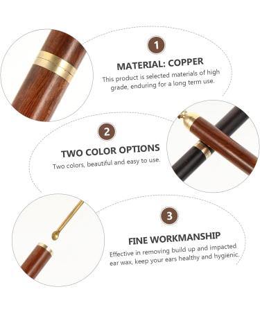 2 Pcs Healifty Spiral Ear Pick Set - Pure Copper Ear Wax Cleaning Tools - Buy Online on GoSupps.com