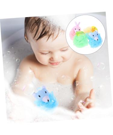 Hemoton 4pcs Bath Ball Set | Loofah Shower Scrubber & Sponge for Body Care | Cute Cartoon Bath Puff Tools - Perfect for Relaxing Baths - Buy Online on GoSupps.com