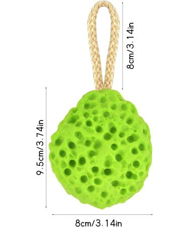 Vesaneae 3-Pack Soft Bathing Sponges - Baby Shower & Body Cleaning Honeycomb Luffa Massage Sponges for All Ages (Yellow Orange Green) - Buy Online on GoSupps.com