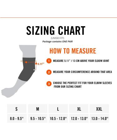 Mava Sports Elbow Brace Compression Sleeve Pair - Relief for Tendonitis Tennis Workouts Weightlifting & Golfer's Elbow - Medium Black - Buy Online on GoSupps.com