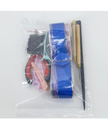 kawehiop Versatile 12 Colors Hair Extension Tinsel Kit 2400 Strands for Styling Women and Men 94cm 1Set 1Set 94cm - Buy Online on GoSupps.com