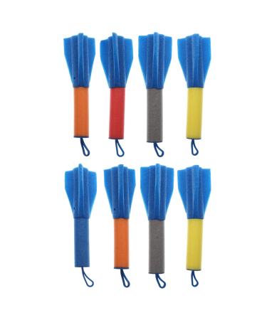 Toyvian Schleuder finger rocket for children 8-part rocket launcher toys foam finger rocket for young girls summer outdoor activities party gifts without light