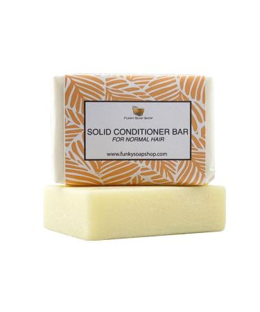 Funky Soap Solid Conditioner For Normal Hair natural plastic free 95G