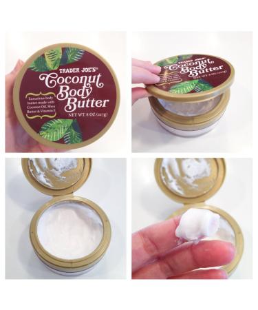 Trader Joe's Coconut Body Butter - 2 Pack | Rich, Moisturizing Skincare Essential - Buy Online on GoSupps.com