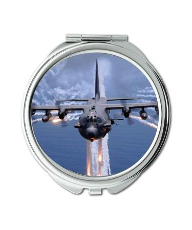 YENDOSTEEN high definition aircraft Mirror Compact Mirror fighter fish pocket mirror portable mirror