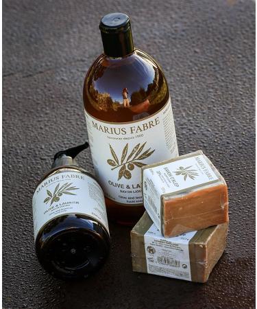 Marius Fabre Liquid Aleppo Soap 1Litre (Refill Bottle) - Buy Online on GoSupps.com