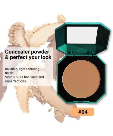 Pressed Matte Face Powder - Lightweight High Coverage Setting Powder for Poreless Wrinkle Blurring Finish | 10g (04) - International Shipping Available - Buy Online on GoSupps.com