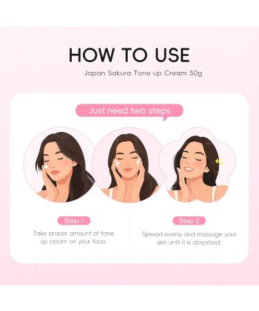 AKARY Sakura Facial Moisturizer Tone-up Cream Glow Face Moisturizer Cream Lazy Face Lotion Delicate & Shine Skin Hydrating Even Tone Lightweight Nourishing Facial Skin Instant Glow 1.76oz - Buy Online on GoSupps.com