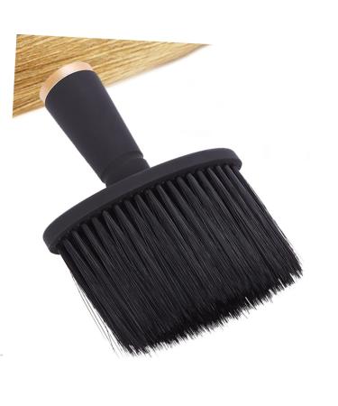 Lurrose Salon Shaving Brush | Wooden Hair Cutting & Cleaning Tools | Hair Breakage Removal Suite | 14x10x10cm Black - Buy Online on GoSupps.com
