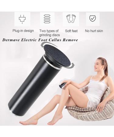 Dermave Electric Foot Callus Remover Pedifairy 360 Rotation Foot Sander Pain-Free Foot Polisher with 60pcs Sanding Discs 0-600 RPM Adjustable Speed Electric Foot File (Pink) - Buy Online on GoSupps.com