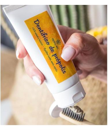 Natural Fluoride-Free Toothpaste 100g with Propolis for Gum Regeneration & Tooth Remineralization - Anti-Caries Solution - Buy Online on GoSupps.com