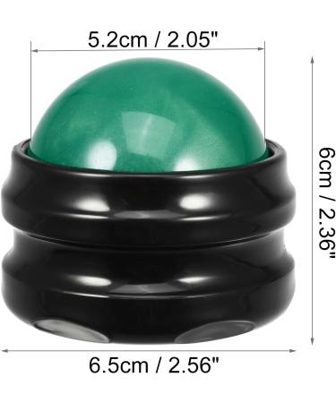 VOCOSTE Manual Massage Ball - Pressure Reduction Therapy | Black & Green | Perfect for Pain Relief & Relaxation - Buy Online on GoSupps.com