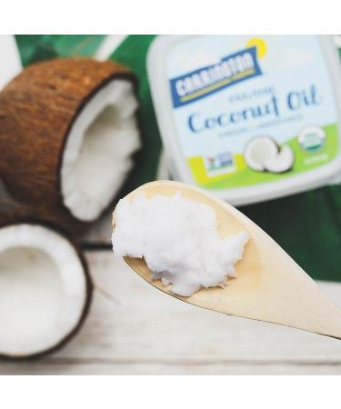 Carrington Farms 54 oz. Virgin Organic Coconut Oil - Ideal for Skin, Hair, Cooking, and Baking - Buy Online on GoSupps.com
