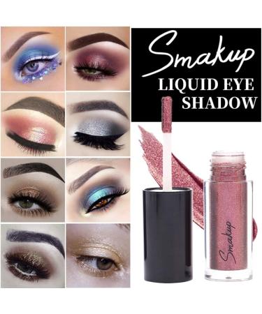 Glitter EyeShadow Liquid Waterproof Liquid Eye Shadow Shimmer Long Lasting Eyeshadow - Buy Online on GoSupps.com