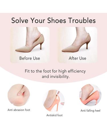 OKGL Shoe Help Grips - Heel Inserts for Women and Men - Prevent Heel Slip and Blister - Improved Shoe Fit and Comfort - 6mm - Black Yellow (2 Pairs) - Buy Online on GoSupps.com
