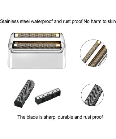 BaBylissPRO Barberology Cordless Metal Double Foil Shaver FXFS2 Replacement Foil and Cutters - Silver - Buy Online on GoSupps.com