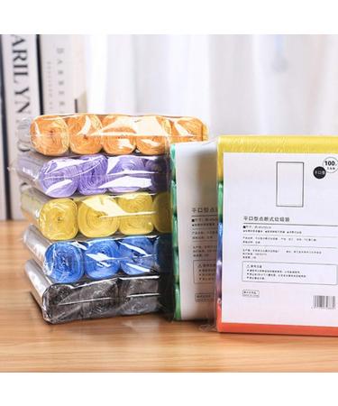 heaven2017 100 Count Household Garbage Waste Trash Bags Plastic Yellow - Buy Online on GoSupps.com