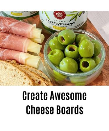 PITTED Sicilian Green Olives From Castelvetrano - Low Salt Content, Perfect for Cheese Boards - Imported from Italy - Buy Online on GoSupps.com