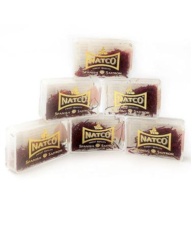 Nature Kitchen Saffron 6 x 1G Seasoning Spices And Herbs. Gluten-Free and Vegan Everyday Cooking Blends For Marinades Sauces Frying Baking Or Grilling