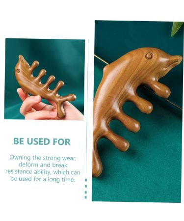 MAGICLULU Wooden Massage Comb - Scalp & Hairdressing Tool for Relaxation and Healthy Hair - Buy Online on GoSupps.com