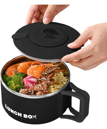 CENMOO Noodle Bowl Ramen Bowl 1200ml Ramen Kitchen Noodle Bowl with Lid Ram Bowl with Handle for Microwave Portable Soup Bowl Lunch Box for - Buy Online on GoSupps.com