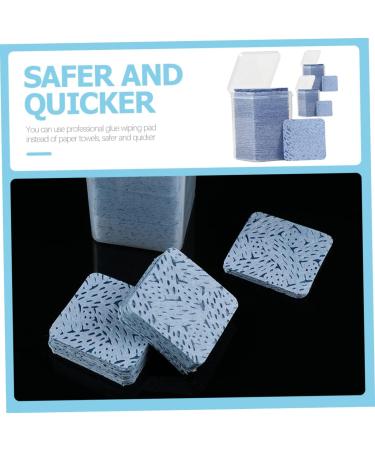 PLAFOPE 3 Box Glue Bottle Mouth Wipe Glue Bottle Wiping Pad Cotton Wipes Glue Remover Pad Lash Extension Glue Wipes Eyelash Glue Wiper Glue Residue Remover Glue Bottle Cleaning Wiper - Buy Online on GoSupps.com