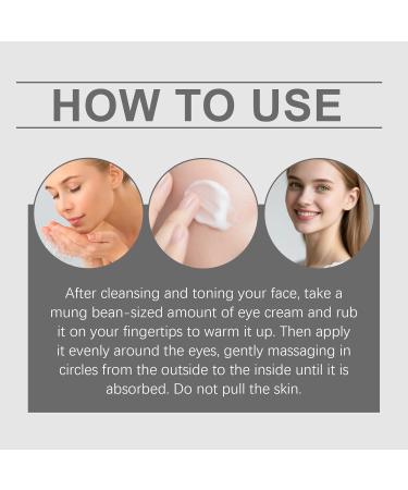 Shantou Hoygi Biological 2 pieces Caffijne Repair Eye Cream caffeine eye cream against wrinkles and dark circles light texture for a fresh and nongreasy feeling ideal for daily use in the morning and evening - Buy Online on GoSupps.com