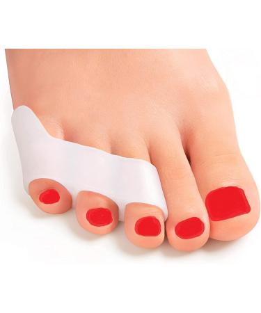 Buy Toe Spreader Silicone with Ball Protection | Hallux Valgus Correction Gel | Toe Separator & Stretcher 4x - International Shipping Available - Buy Online on GoSupps.com